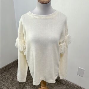 🎡 Vine & Love Fringe Sweater